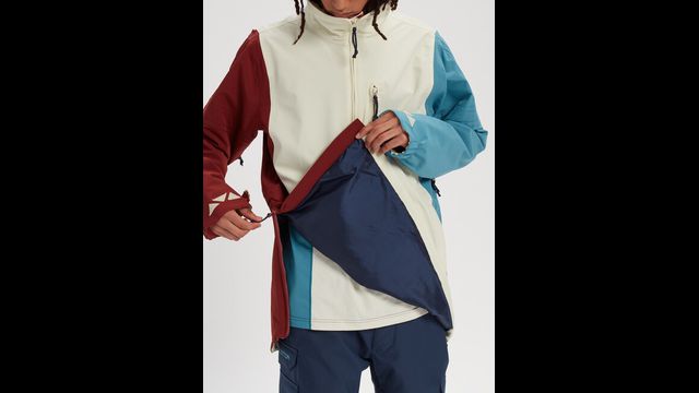 Kurtka Burton Retro Anorak Almond Milk Multi SS20 KosmosSklep.pl