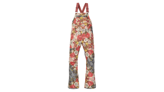 Burton avalon bib pant cheetah floral shop